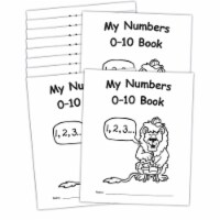 Teacher Created Resources My Own Books: My Numbers 0-10 Book White 10-Pack (EP-60115)