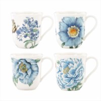 Lenox 833418 BUTTERFLY MDW BLUE DW MUGS S/4 - Pack of 1