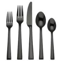 Lenox 856078 Colebrook Flatware Onyx 5 Piece Place Setting, 9.25 in.