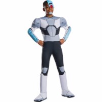 Rubies 279461 Halloween Teen Titan Go Movie Boys Deluxe Cyborg Costume - Medium