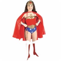Rubies DC Super Heroes Collection Deluxe Wonder Woman Costume, Small (4-6)