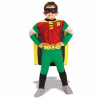 Rubies Costumes 185323 Teen Titans Robin Muscle Chest Deluxe Toddler-Child Costume Size: Todd