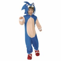 Rubies 279167 Sonic the Hedgehog Oversized Kids Jumpsuit, Large