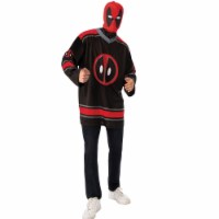Deadpool  Hockey Jersey & Standard Mask&#44; Black
