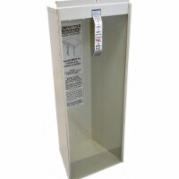 Econ Fire Extinguisher Cabinet,White,Steel 9752-IC