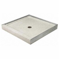 Terrazzo-Ware Shower Base,Square,36 in x 36 in,Tan  SBS-36-3F