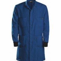 Vf Imagewear Mens Flame-Resistant Lab Coat,Blue,M,  KNC2RB MD 0R