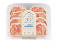 Simple Joys Bakery Strawberry Vanilla Iced Sliced Cake Perspective: Main