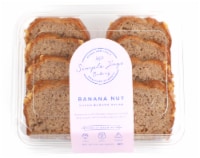 Simple Joys Bakery Banana Nut Sliced Cakes Perspective: Main