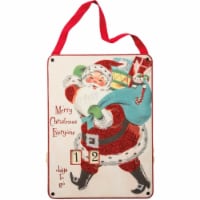 Christmas Santa Christmas Countdown Wood Days Till Toys 32275.
