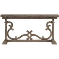 Hawthorne Estate Flip Out Console Table White Wood