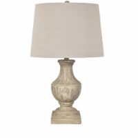 Evolution by Crestview Collection Carrington 26.5  Resin Table Lamp in Brown