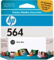 HP 564 Original Ink Cartridge - Black Perspective: Main