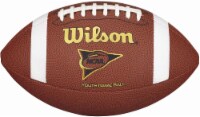 Wilson® NCAA Youth Composite Football - Brown Perspective: Main
