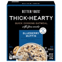 Better Oats® Thick & Hearty Blueberry Muffin Instant Oatmeal Packets