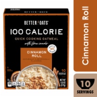 Better Oats® 100 Calories Cinnamon Roll Instant Oatmeal