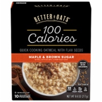 Better Oats® 100 Calories Maple & Brown Sugar Instant Oatmeal