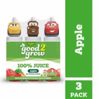 good2grow® 100% Apple Juice Character Top Bottles Perspective: Main