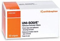 Smith & Nephew 402300 Uni-Solve Adhesive Remover Wipes - (Box of 50), 3pack