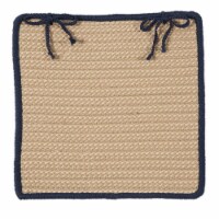 Boat House - Navy Chair Pad (single)