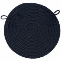 Colonial Mills BR52A015X015 Boca Raton - Navy Chair Pad - set 4 Rug