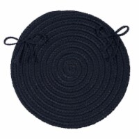 Colonial Mills BR52A015X015X Boca Raton - Navy Chair Pad - single Rug