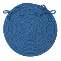 Colonial Mills BR55A015X015X Boca Raton - Blue Ice Chair Pad - single Rug