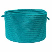 Colonial Mills  Boca Raton - Turquoise 18 in. x 12 in. Utility Basket