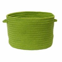 Colonial Mills  Boca Raton - Bright Green 18 in. x 12 in. Utility Basket