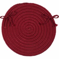 Colonial Mills BR72A015X015 Boca Raton - Sangria Chair Pad - set 4 Rug