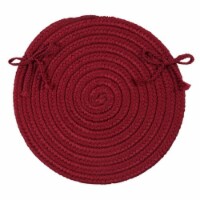 Colonial Mills BR72A015X015X Boca Raton - Sangria Chair Pad - single Rug