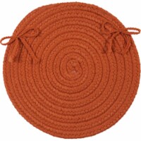 Colonial Mills BR74A015X015 Boca Raton - Rust Chair Pad - set 4 Rug