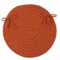 Colonial Mills BR74A015X015X Boca Raton - Rust Chair Pad - single Rug