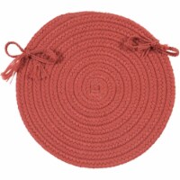 Colonial Mills BR78A015X015 Boca Raton - Terracotta Chair Pad - set 4 Rug