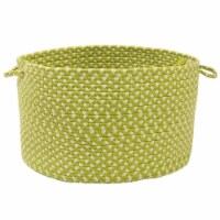 Colonial Mills  Montego- Lime Twist 14 in. x 10 in. Utility Basket