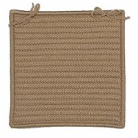 Colonial Mills H770A015X015S Simply Home Solid - Cafe Tostado Chair Pad - set 4
