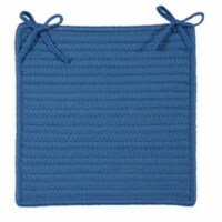 Colonial Mills H870A015X015SX Simply Home Solid - Blue Ice Chair Pad - single Rug