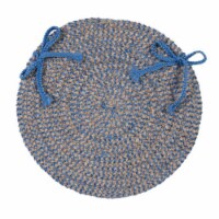 Softex Check - Blue Ice Check Chair Pad (set 4)