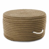 Colonial Mills H770P020X011 20 x 20 x 11 in. Simply Home Solid Pouf, Cafe Tostado