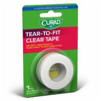 Tapes: CURAD Transparent Adhesive Tape, 1  x 10 yd.