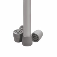 Crutches: Utility Tip, Gray, 3/4 inch