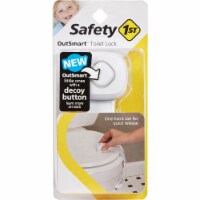 Safety 1st OutSmart White Plastic Toilet Lock HS288