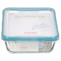 Snapware Total Solution Square Glass Storage Container - Clear Perspective: Main