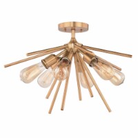 Vaxcel International C0162 24 in. Estelle Semi - Flush Mount