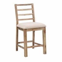 Treasure Trove Vail II Natural Counter Height Dining Chairs - Set of 2