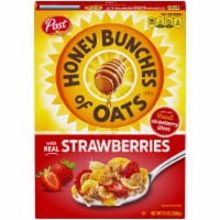 Post® Honey Bunches Of Oats with Real Strawberries Cereal Perspective: Main