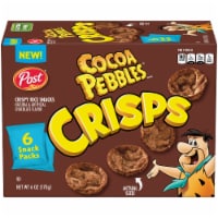 Post® Cocoa Pebbles™ Crisps Baked Bite-Sized Snacks Perspective: Main