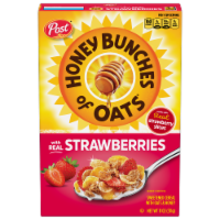 Post® Honey Bunches of Oats with Real Strawberries Cereal