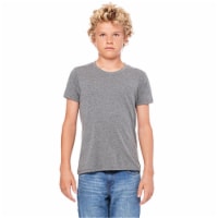 Bella 3001Y Youth Jersey Short Sleeve Tee - Deep Heather- YL