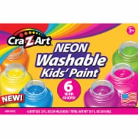Larose Industries CZA106466 Neon Washable Paint - 6 Count